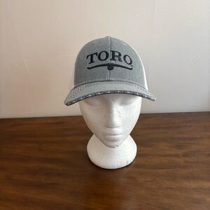 Toro Men’s Trucker Hat SnapBack Outdoors Equipment Sporty White Grey